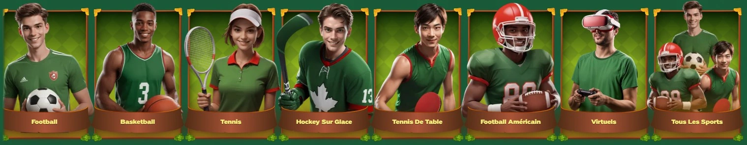 Paris sportifs avant-match sur Greenluck